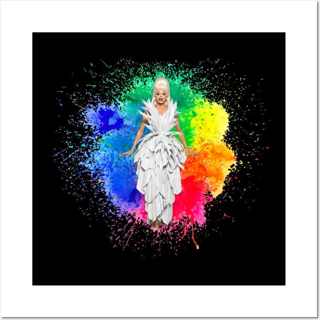 RuPaul - Rainbow Queen Wall Art by aespinel